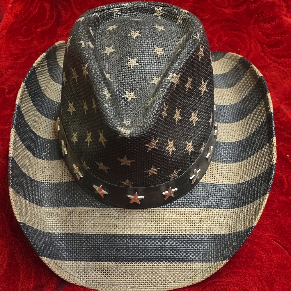 Milani Black and Tan Star Cowboy Hat